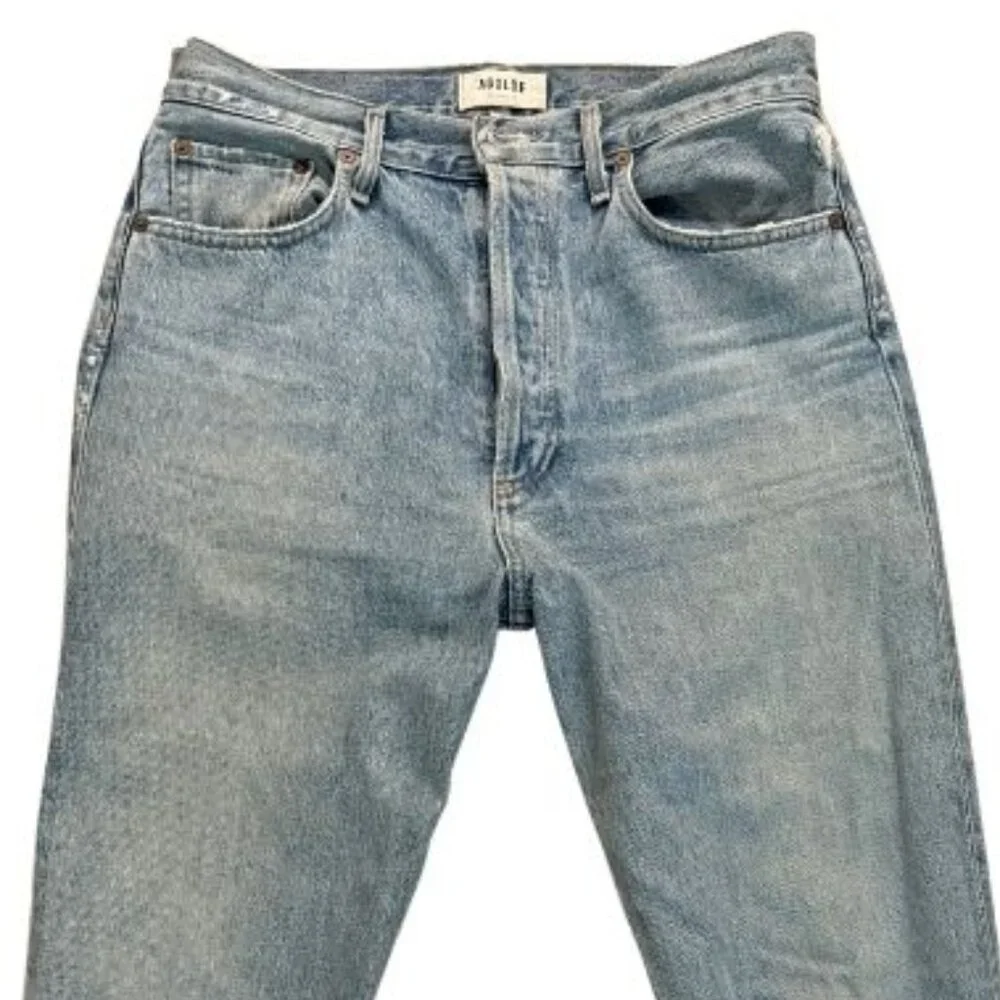 Agolde '90s Pinch Waist High Waist Straight Leg Jeans - Picture 2 of 4